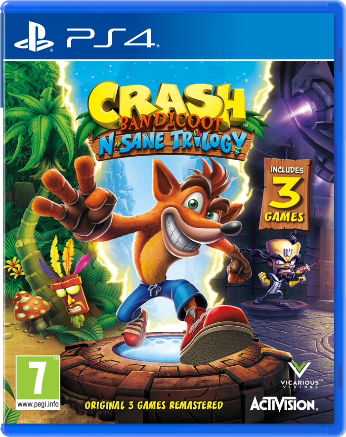 Crash Bandicoot N’sane Trilogy (PS4) (GameReplay)
