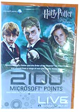 Live 2100 points Harry Potter & Order Phoenix(EUR)