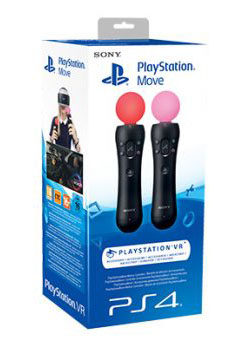 Комплект PS Move Black (2 шт.) (CECH-ZCM2E) для PS4 (GameReplay)