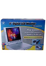 8'' Digital LCD Monitor Silver