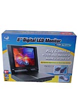 8'' Digital LCD Monitor Black