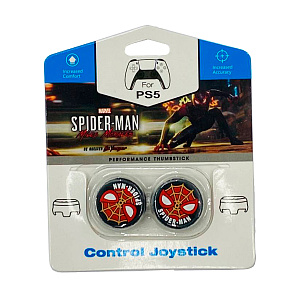 Накладки на стики для геймпада DualSense / DualShock 4 в стиле Spiderman черно-белые для PS5 / PS4 (D2) 
Накладки на стики для геймпада DualSense / DualShock 4 в стиле Spiderman черно-белые для PS5 / PS4 (D2)