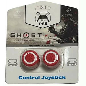 Накладки на стики для геймпада DualSense (PS5) - Ghost of Tsushima (красные) (2 шт.)
Накладки на стики для геймпада DualSense (PS5) - Ghost of Tsushima (красные) (2 шт.)