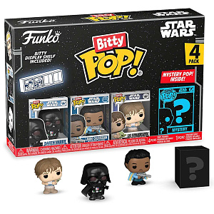 Набор Funko Bitty POP: Star Wars S2: Darth Vader + Lando Calrissian + Luke + Mystery (4 фигурки) (83671)
Набор Funko Bitty POP: Star Wars S2: Darth Vader + Lando Calrissian + Luke + Mystery (4 фигурки) (83671)