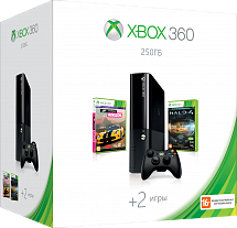 Xbox 360 250 Gb + Forza Horizon + Halo 4