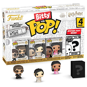 Набор фигурок Funko Bitty POP Harry Potter GoF: Harry + Cho + Parvati + Mystery (3 фигурки + 1 секретная) (4 шт) (83654)
Набор фигурок Funko Bitty POP Harry Potter GoF: Harry + Cho + Parvati + Mystery (3 фигурки + 1 секретная) (4 шт) (83654)