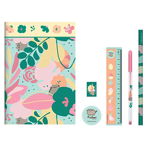 Канцелярский набор Pyramid Pusheen: Botanical – Блокнот + Ручка + Карандаш + Ластик + Точилка (SR73863)
Канцелярский набор Pyramid Pusheen: Botanical – Блокнот + Ручка + Карандаш + Ластик + Точилка (SR73863)