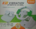 Руль K8 Vibration Steering Wheel (Xbox 360)