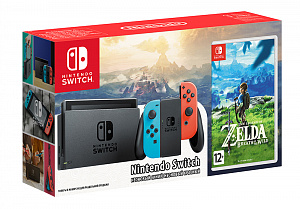 Игровая приставка Nintendo Switch красный + игра The Legend of Zelda: Breath of the Wild
Игровая приставка Nintendo Switch красный + игра The Legend of Zelda: Breath of the Wild