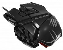 PC Мышь Mad Catz M.M.O.TE Gaming Mouse - Gloss Black проводная лазерная (MCB4371400C2/04/1)