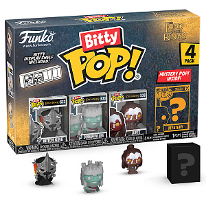 Фигурка Funko Bitty POP Lord of the Rings: Witch King + Dunharrow King + Lurts + Mystery (75459) (4 шт)
Фигурка Funko Bitty POP Lord of the Rings: Witch King + Dunharrow King + Lurts + Mystery (75459) (4 шт)