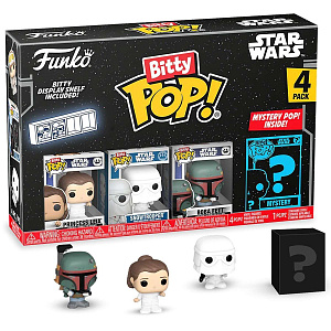 Набор Funko Bitty POP: Star Wars S2: Princess Leia + Snowtrooper + Boba Fett + Mystery (4 фигурки) (83669)
Набор Funko Bitty POP: Star Wars S2: Princess Leia + Snowtrooper + Boba Fett + Mystery (4 фигурки) (83669)