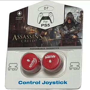 Накладки на стики для геймпада DualSense / DualShock 4 DH Assassins Creed (красный) (2 шт) (D07)
Накладки на стики для геймпада DualSense / DualShock 4 DH Assassins Creed (красный) (2 шт) (D07)