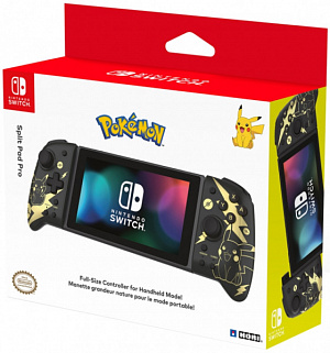 Контроллеры Hori Split Pad Pro (Pikachu Black & Gold) для Nintendo Switch (NSW-295U) 
Контроллеры Hori Split Pad Pro (Pikachu Black & Gold) для Nintendo Switch (NSW-295U)