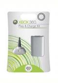Play & Carge Kit Белый (Xbox 360)