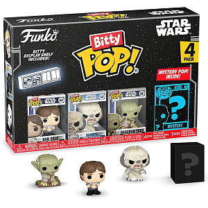 Набор Funko Bitty POP: Star Wars S2: Han Solo + Wampa + Dagobah Yoda + Mystery (4 фигурки) (83670)
Набор Funko Bitty POP: Star Wars S2: Han Solo + Wampa + Dagobah Yoda + Mystery (4 фигурки) (83670)