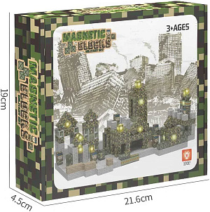 Конструктор магнитный Minecraft – Военная База (132 блока / 5 светящихся) (MC16810)
Конструктор магнитный Minecraft – Военная База (132 блока / 5 светящихся) (MC16810)