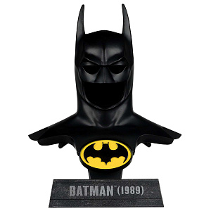 Фигурка DC Маска Бэтмена / Batman Cowl Replica (Batman 1989) Batman Cowl 1:3 (18 см) (179064)
Фигурка DC Маска Бэтмена / Batman Cowl Replica (Batman 1989) Batman Cowl 1:3 (18 см) (179064)