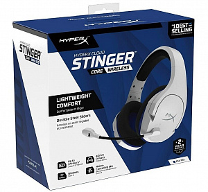 Игровая гарнитура HyperX Cloud – Stinger Core Wireless для PS5 (белая) (HHSS1C-KB-WT/G)
Игровая гарнитура HyperX Cloud – Stinger Core Wireless для PS5 (белая) (HHSS1C-KB-WT/G)
