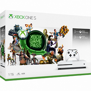 Игровая консоль Xbox One S 1 TB + Xbox Game Pass на 3 месяца + Подписка Xbox Live Gold на 3 месяца
Игровая консоль Xbox One S 1 TB + Xbox Game Pass на 3 месяца + Подписка Xbox Live Gold на 3 месяца