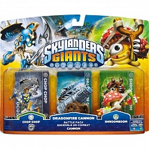 Skylanders Giants.Chop Chop, Shroomboom, Cannon