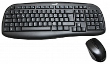 Клавиатура + мышь Genius KB-8000X черный USB Беспороводная 2.4Ghz / GEN-31340005103