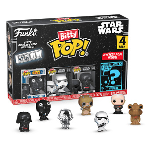 Фигурка Funko Bitty POP Star Wars S4 - Darth Vader / Pilot / Stormtrooper / Mystery (1 of 4) (4PK) (71514)
Фигурка Funko Bitty POP Star Wars S4 - Darth Vader / Pilot / Stormtrooper / Mystery (1 of 4) (4PK) (71514)
