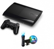 Sony PlayStation 3 Super Slim 12Gb + Праздник спорта 2 + GT5 + PS Move Starter Pack 