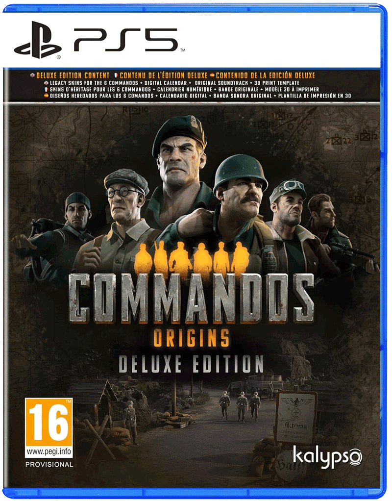 Commandos Origins. Deluxe Edition (PS5) (GameReplay) (только диск)