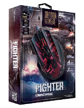 

Мышь Qumo Fighter M38, проводная, оптическая, 7 кноп., подсв. 4 цв., 1200/1600/2400/3200 dpi
