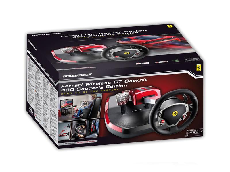 Руль Thrustmaster Ferrari Wireless GT Cockpit 430 Scuderia Edition (PS3-PC) (GameReplay)