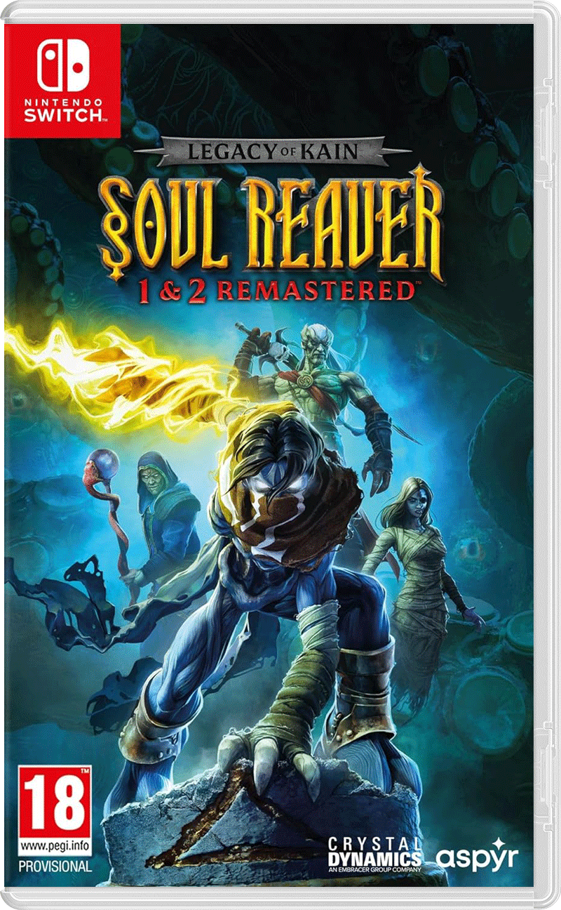 Legacy of Kain Soul Reaver 1 and 2 Remastered (Nintendo Switch) (GameReplay)