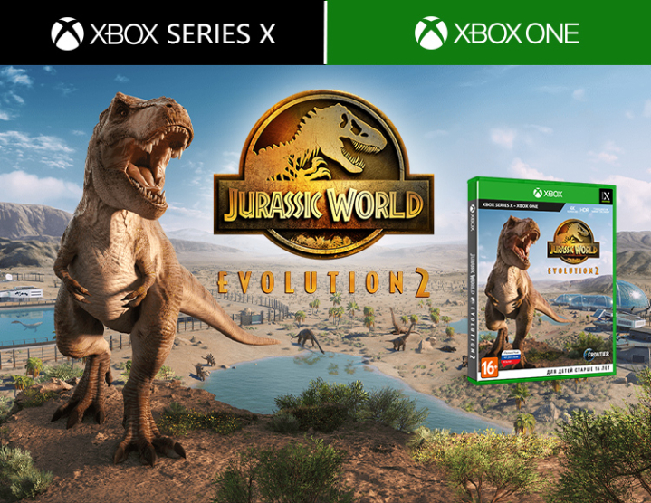 Jurassic World – Evolution 2. Стандартное издание (Xbox) (GameReplay)