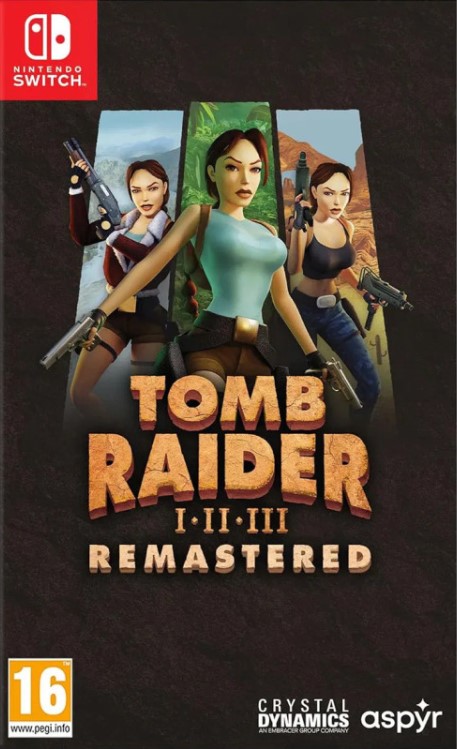 Tomb Raider - Remastered: I-II-III (1-2-3) (Nintendo Switch) (GameReplay)