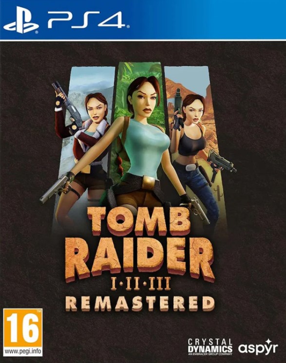 Tomb Raider - Remastered: I-II-III (1-2-3) (PS4) (GameReplay)