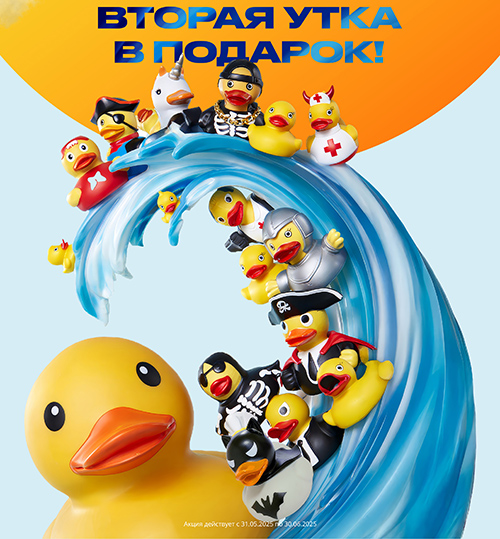 Забавные уточки Funny Ducks по формуле: 2 по цене 1!