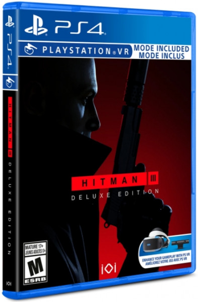 Hitman 3. Deluxe Edition (поддержка PS VR) (PS4) (Только диск) (GameReplay)