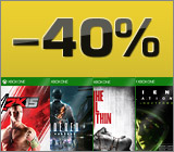 40% скидка на игры Xbox One