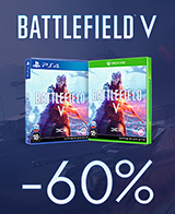 Скидка 60% на игру Battlefield V