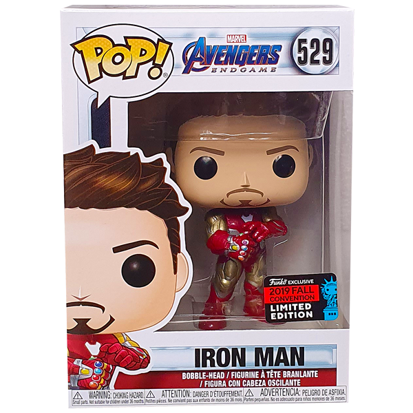 funko pop iron man with gauntlet