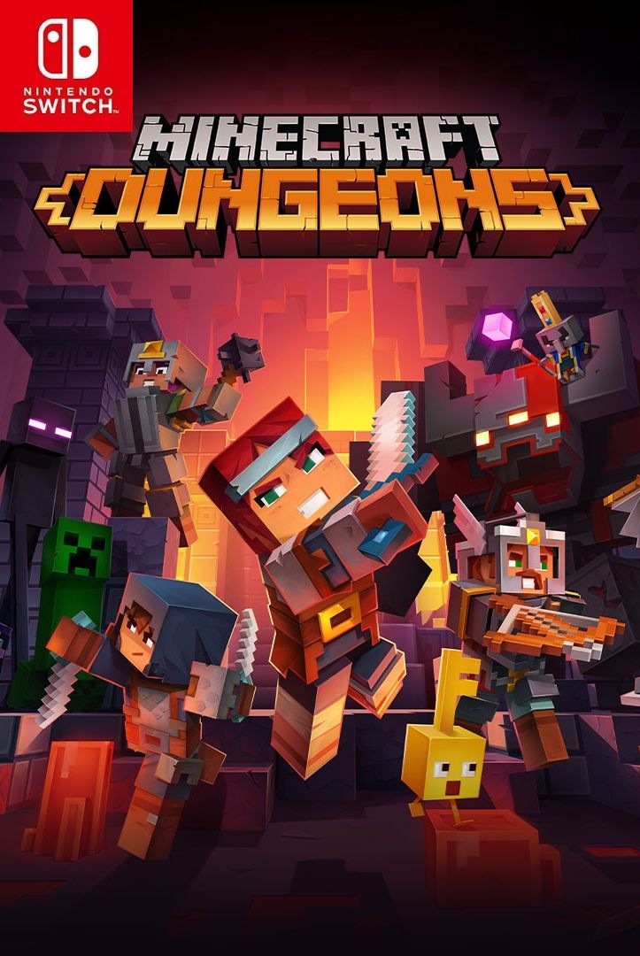 Minecraft Dungeons (Nintendo Switch) (GameReplay)