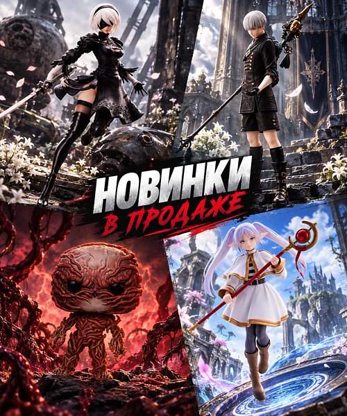 Новинки для коллекционеров: NieR:Automata, Silent Hill 2, Frieren, Stranger Things и POP MART