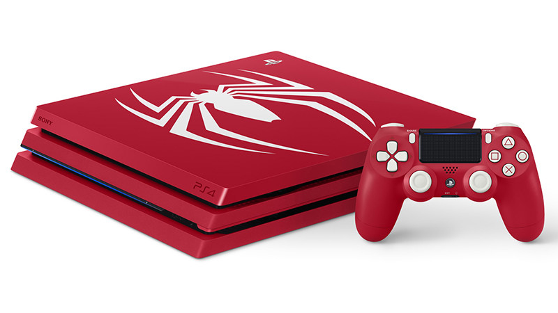 Sony PlayStation 4 Pro 1Tb Black CUH 7108 . Spider man