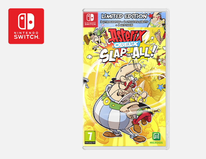 Asterix & Obelix – Slap Them All. Лимитированное издание (Nintendo Switch) (Только диск) (GameReplay)