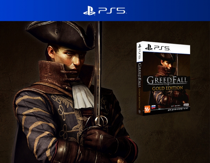 GreedFall. Gold Edition (PS5) (Только диск) (GameReplay)