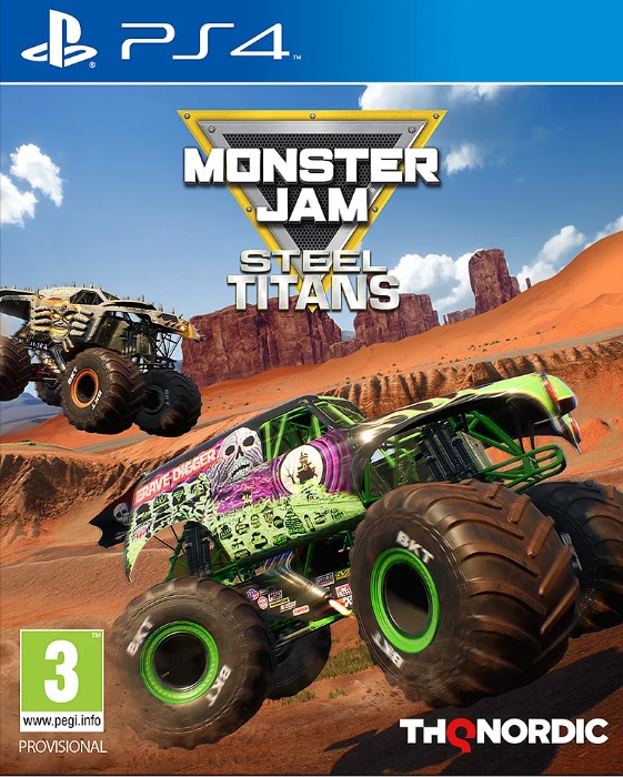 Monster Jam Steel: Titans (PS4) (GameReplay)