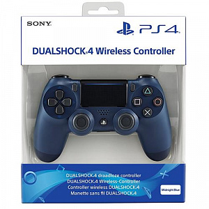 

PS 4 Геймпад Sony DualShock Midnight Blue v2 (CUH-ZCT2E)