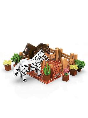 

Конструктор магнитный Minecraft: Конюшня (85 деталей) (MC17298)