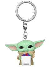 Брелок Funko Pocket POP: Star Wars Movies & Games – Grogu with Snack (90454)
