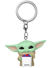 Брелок Funko Pocket POP: Star Wars Movies & Games – Grogu with Snack (90454)